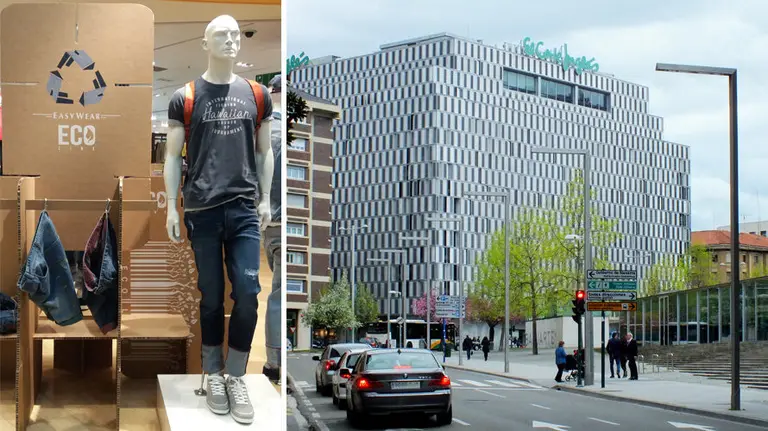 El Corte Inglés de Pamplona lanza una campaña de reciclaje de ropa vaquera a cambio de vales de descuento para sus establecimientos NAVARRACOM