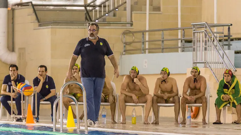 Partido de la Liga Premaat-División de Honor entre Waterpolo Navarra y CN Barcelona  (17). IÑIGO ALZUGARAY