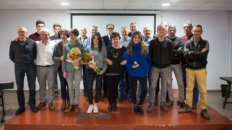 La consejera de Presidencia, Función Pública, Interior y Justicia, María José Beaumont, participa en el acto conmemorativo de la Fiesta de los Bomberos. PABLO LASAOSA 15