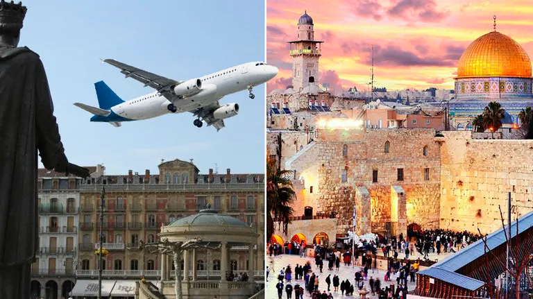 La diócesis de Navarra organiza un viaje desde Pamplona a Tierra Santa en octubre de 2018  FOTMONTAJE