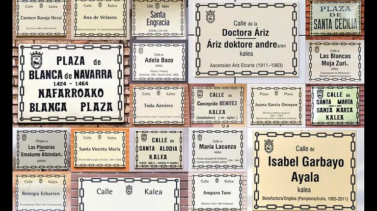 Imagen ganadora del concurso 'Pamplona en Femenino'