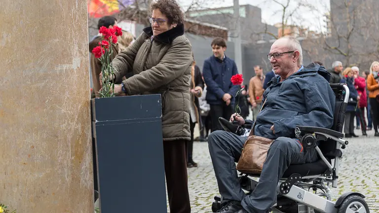 Acto de reconocimiento y reparación de la Comunidad Foral a las víctimas, con motivo del Día Europeo en recuerdo a las Víctimas del Terrorismo (45). IÑIGO ALZUGARAY