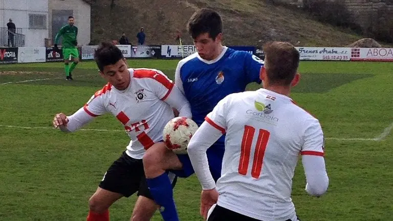 Partido CD Vitoria - Peña Sport. Twitter Vitoria.