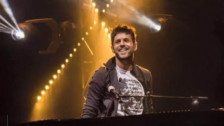 Imagen de un concierto deñ cantante Pablo López Foto pablolopezmusic