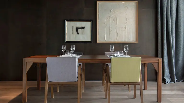 Una de las mesas del restaurante Alma Pamplona. CEDIDA