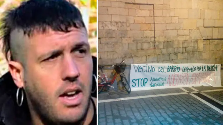 El pamplonés Rubén Ollo, detenido por no comparecer en la Audiencia Nacional. TWITTER