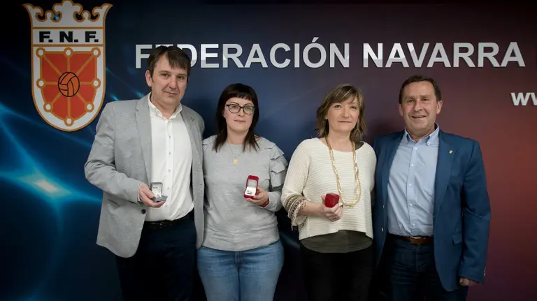 Txuma Iso, Natalia Belio, Maite Esparza y Rafa del Amo.