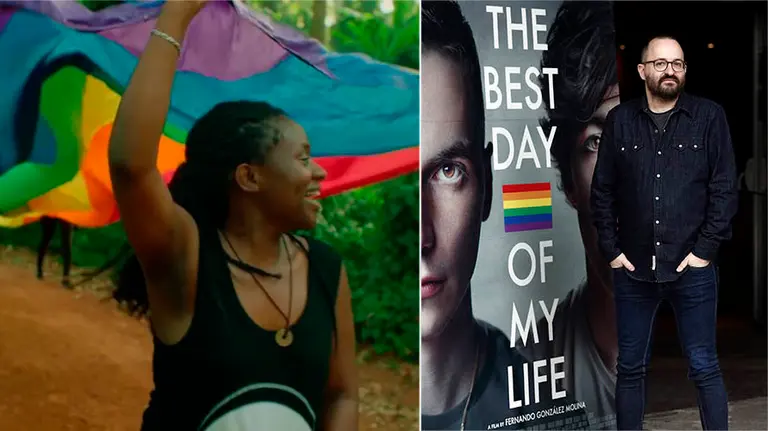 El navarro Fernando González Molina ha presentado en Pamplona su documental The best day fo my life en el que aborda la temática gay