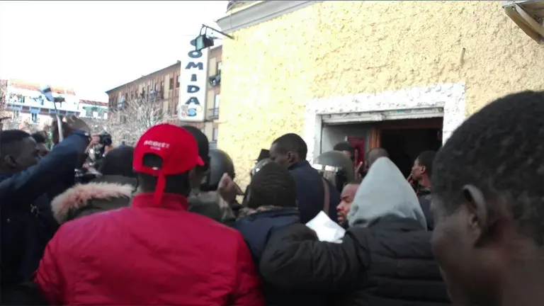 Altercados entre senegaleses tras la llegada del consul a Lavapiés