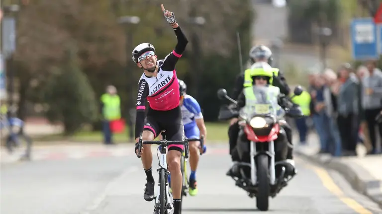 Primera victoria del lizarte en Laukiz. Cedida.