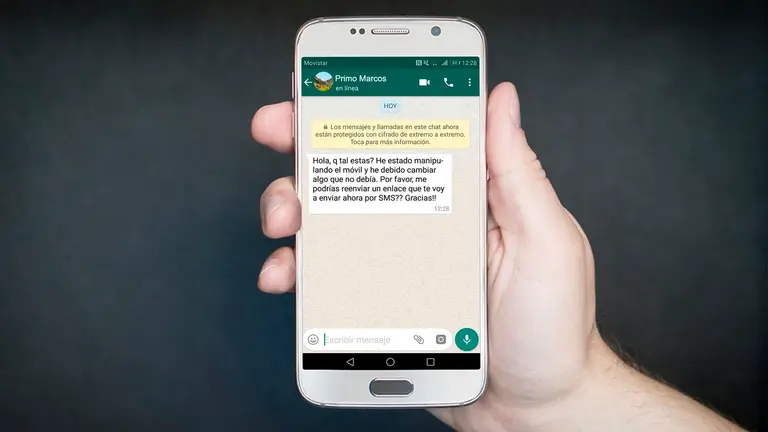 El virus que está circulando por WhatsApp FOTOMONTAJE 2
