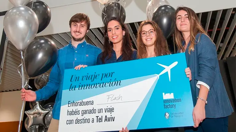 Los ganadores del premio a la innovación en la UNAV