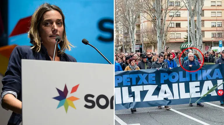 A la izquierda, la dirigente de Sortu en Navarra y, a la derecha, el asesino Kubati.