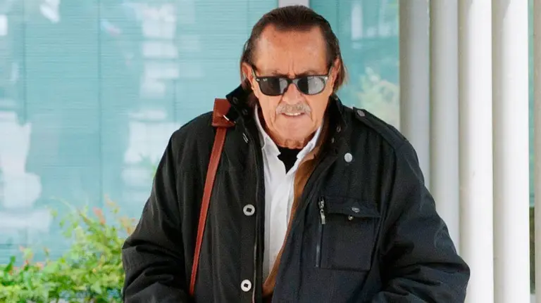 Julian Muñoz visiblemente deteriorado en una de sus últimas apariciones públicas. EUROPA PRESS