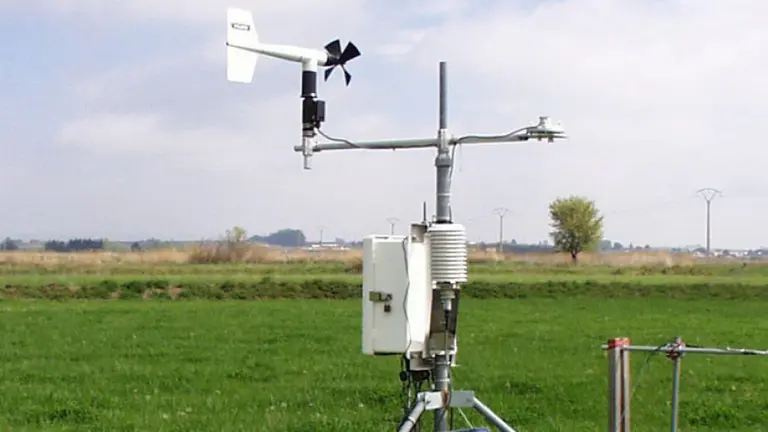 Imagen de una estación meteorológica ARCHIVO
