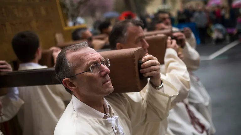Procesión de Donmingo de Ramos en Pamplona. PABLO LASAOSA 10