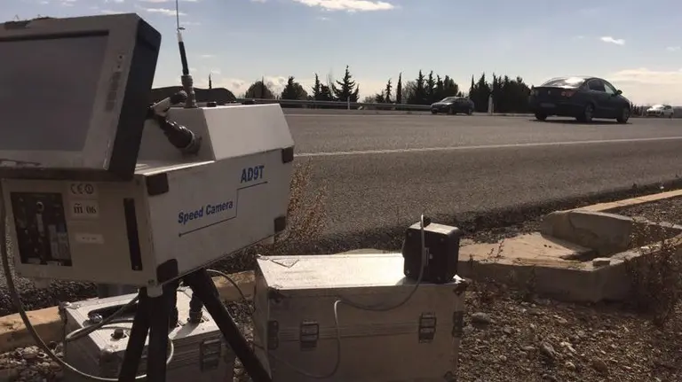Radar en la AP-68 POLICÍA FORAL