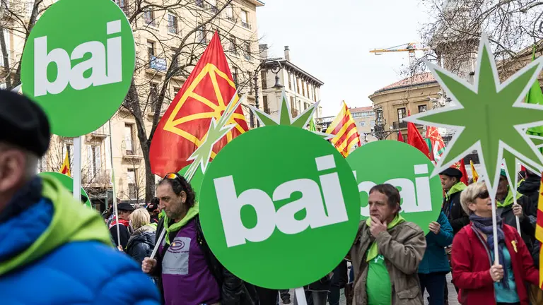 La Red Independentistak celebra en Pamplona el Aberri Eguna (13). IÑIGO ALZUGARAY