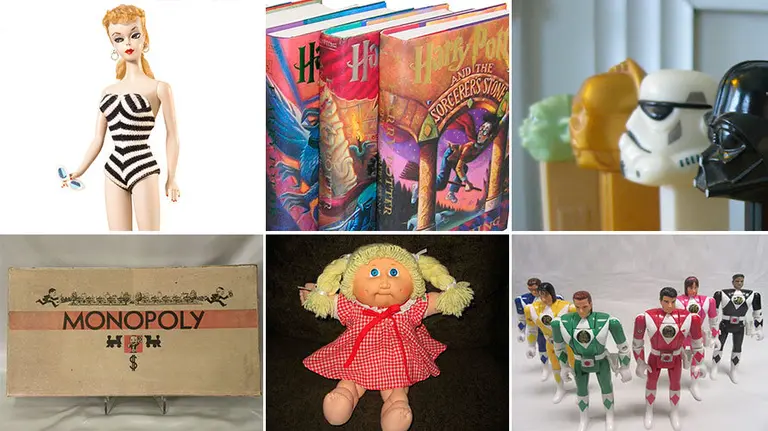 Algunos de los juguetes de colección más cotizados en la actualidad.