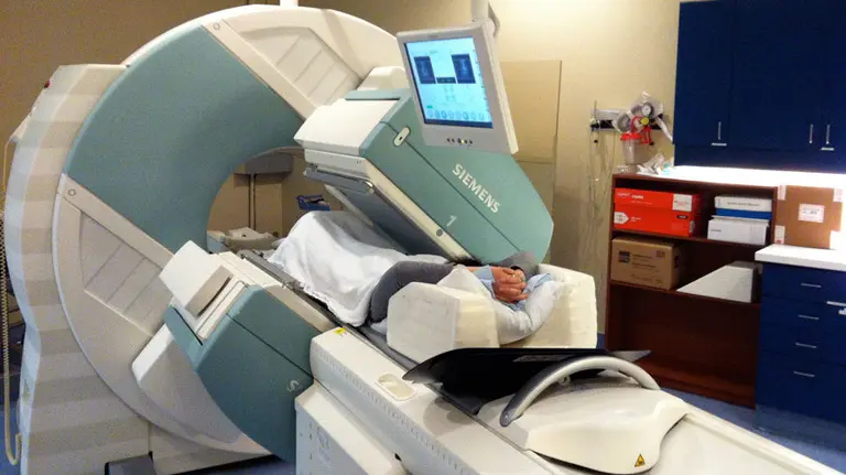 Imagen de una de las gammacámaras que van a sustituirse en el Complejo Hospitalario de Navarra. ARCHIVO