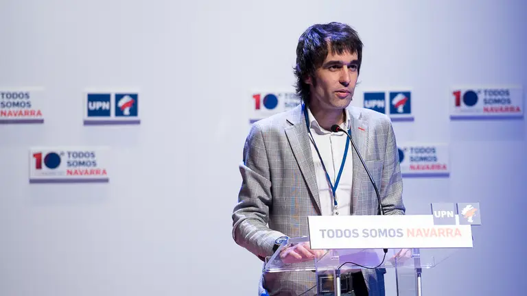 Ángel Ansa, miembro de UPN para disputar las primarias a la alcaldía de Pamplona. PABLO LASAOSA