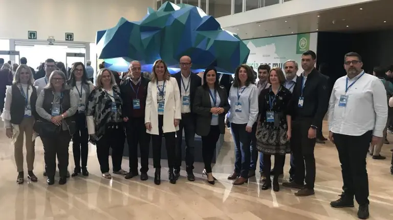 Comitiva del PPN en la Convención Nacional del PP CEDIDA