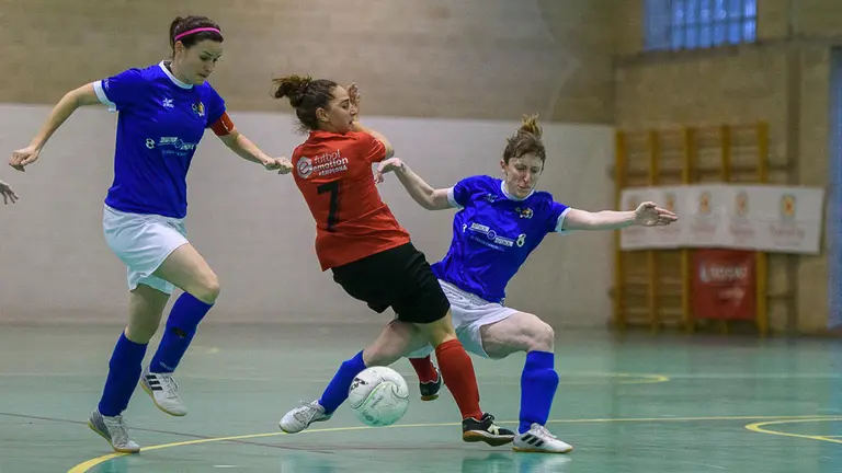 Partido entre Orvina y Chantrea de fútbol sala. PABLO LASAOSA 09
