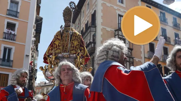 Procesión de San Fermín 2016. REUTERS.