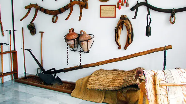 Varios aperos de labranza. ARCHIVO