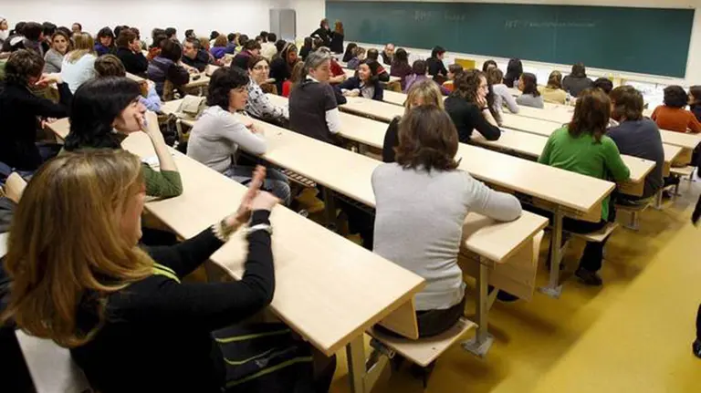 Imagen de archivo de un examen de oposiciones. ARCHIVO