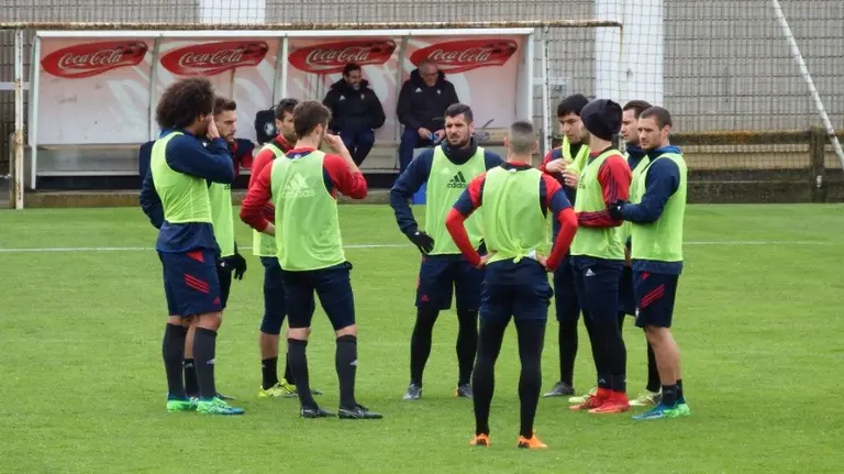 Entrenamiento de Osasuna en Tajonar.