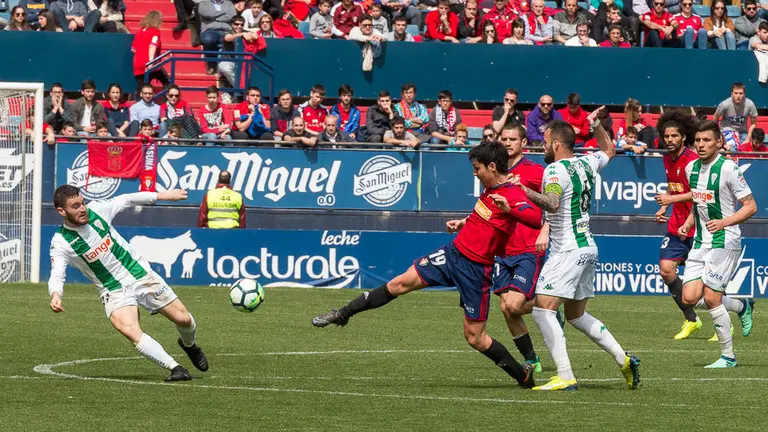 Partido de Liga entre Osasuna y Córdoba disputado en El Sadar (26). IÑIGO ALZUGARAY
