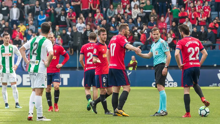 Partido de Liga entre Osasuna y Córdoba disputado en El Sadar (31). IÑIGO ALZUGARAY