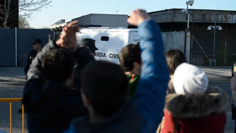 Segunda jornada de juicio en la Audiencia Nacional por la agresión a dos guardias civiles y sus parejas en Alsasua en 2016. PABLO LASAOSA (3)