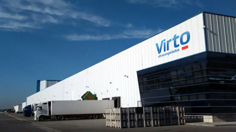 Imagen de la planta de Ultracongelados Virto en Funes Foto GRUPO ULTRACONGELADOS VIRTO