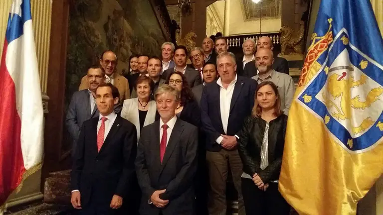 El alcalde de Pamplona, Joseba Asirón, participa en la Asamblea General de la Red de Ciudades Centro Iberoamericano de Desarrollo Estratégico Urbano CIDEU Foto AYUNTAMIENTO DE PAMPLONA