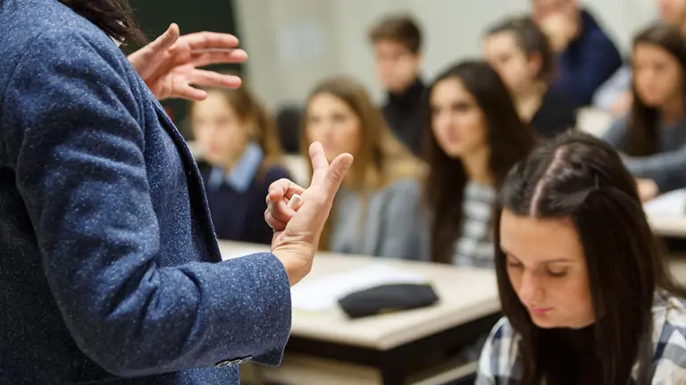 Un grupo de estudiantes de la Universidad Pública de Navarra UPNA