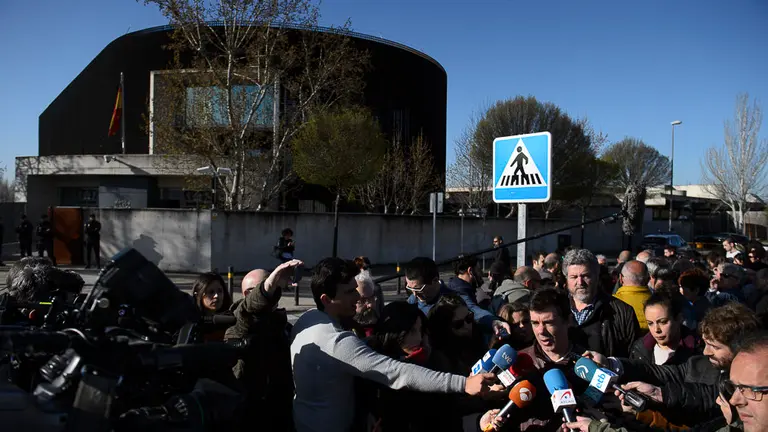 Juicio a 8 jóvenes de Alsasua por dar una paliza a dos guardias civiles y sus novias en 2016. PABLO LASAOSA 14