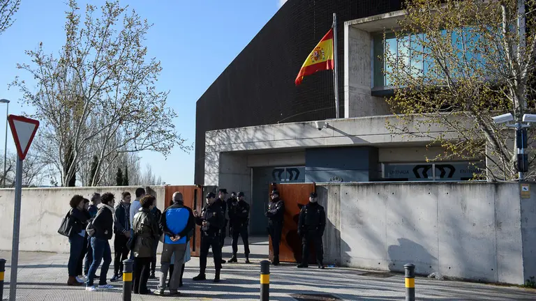 Juicio a 8 jóvenes de Alsasua por dar una paliza a dos guardias civiles y sus novias en 2016. PABLO LASAOSA 19
