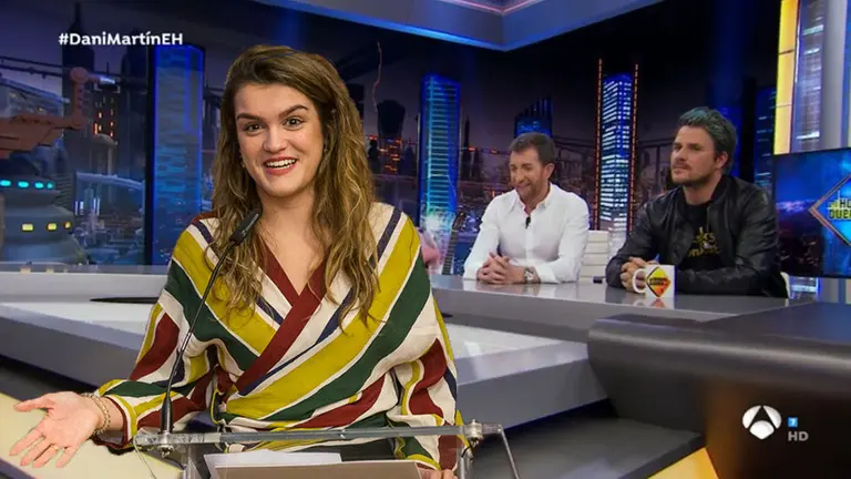 El cantante Dani Martín ha propuesta a la pamplonesa Amaia Romero hacer una canción juntos durante su visita al programa El Hormiguero FOTOMONTAJE