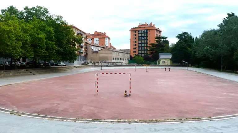 Patinódromo de San Jorge en Pamplona, donde ocurrieron los hechos.