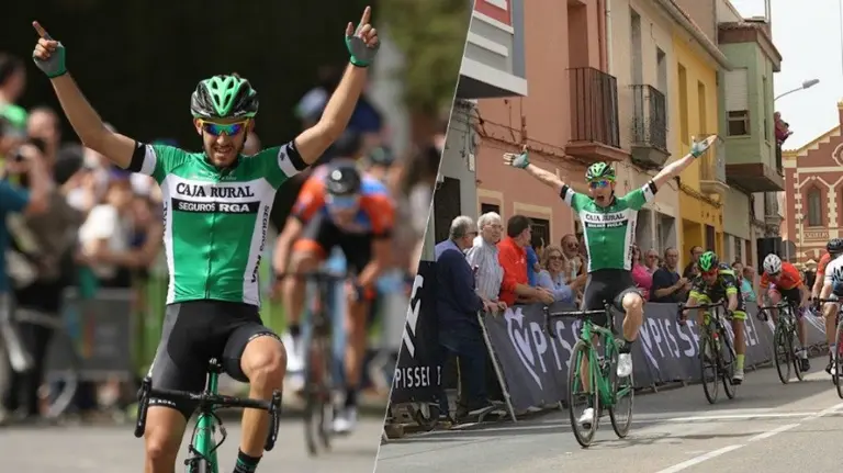 Dos victorias del equipo Caja Rural - RGA.