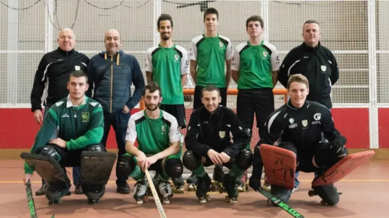 Equipo junior de Oberena hockey