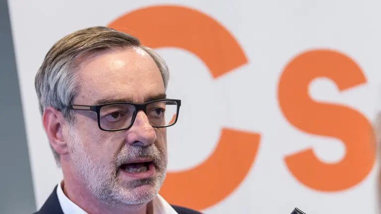 El secretario general de Ciudadanos, José Manuel Villegas, asiste a la presentación del Comité Autonómico de Navarra (14). IÑIGO ALZUGARAY