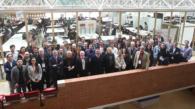 Asistentes al congreso internacional de arquitectura organizado por la UNAV