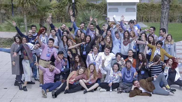 Participantes del programa de emprendimiento joven de BBVA, Blue BBVA Challenge EP