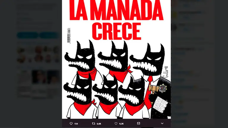 El Jueves señala al juez del voto discrepante como uno más de 'La Manada' CAPTURA TWITTER