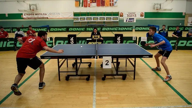 Fase de ascenso tenis de mesa en las instalaciones de Oberena. MIGUEL OSÉS_12