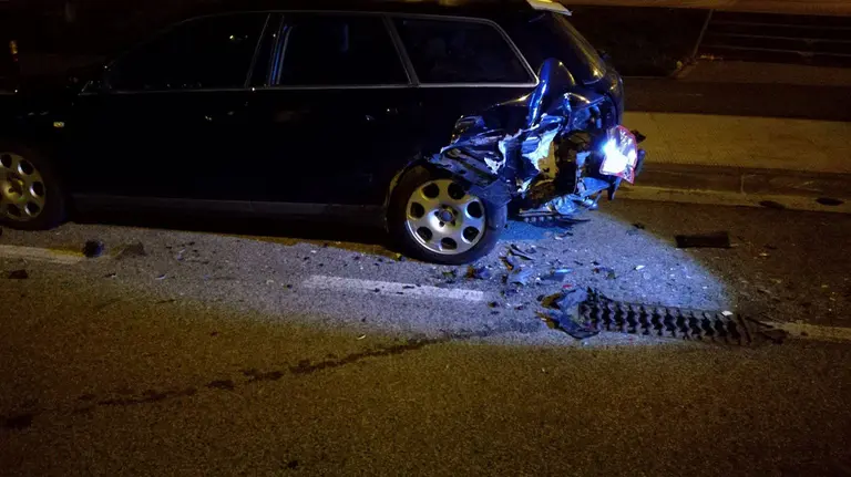 Accidente en Pamplona POLICÍA MUNICIPAL DE PAMPLONA
