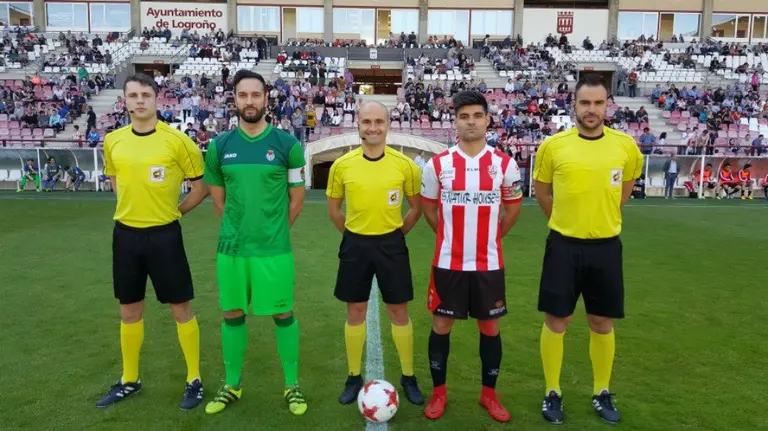 Partido UD Logroñés - Peña Sport en Las Gaunas. Web UD Logroñés.